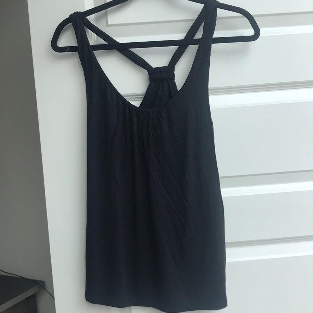 Black cotton tank